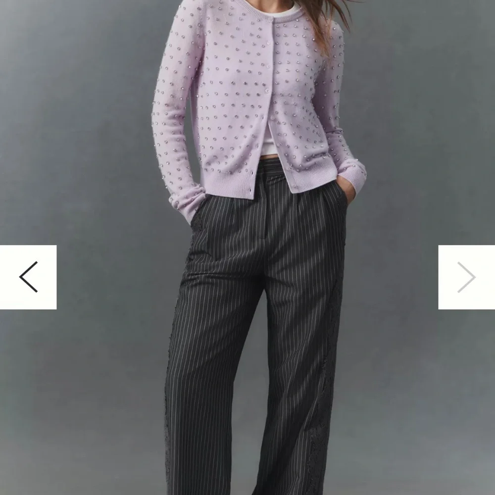 Juliet Cashmere Sweater by Anthropologie, lilac ice - purple - Picture 3 of 5